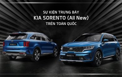 Kia Sorento thế hệ mới sẽ được trưng bày trên toàn quốc